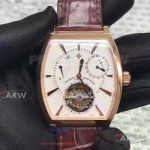 TF Factory Vacheron Constantin Malte Tonneau Tourbillon Rose Gold Case Men's Automatic Watch